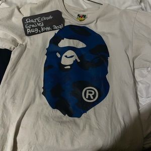 BAPE TEE SIZE MEDIUM